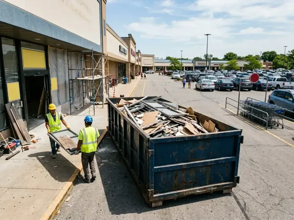 retail-store-renovation-debris-003 — frequently asked questions, Roll-off Dumpster Rentals in Vadnais Heights, MN